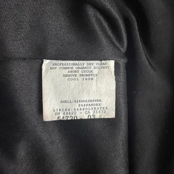 JESSICA McCLINTOCK | Y2K Black Mesh Lace Sheath Ruched Mini Dress Size 10 - Picture 10 of 10